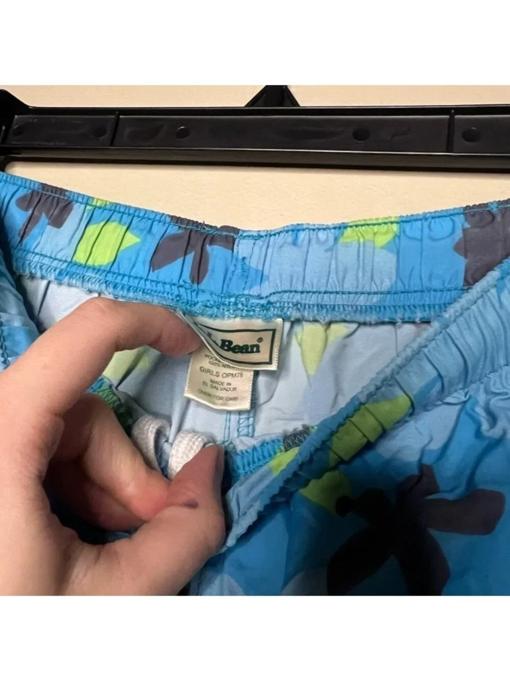 Vintage L. L. Bean girls beach shorts